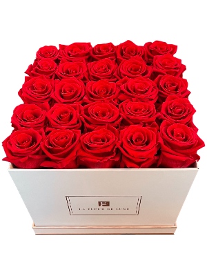 Roses That Last a Year in a Medium Square Box